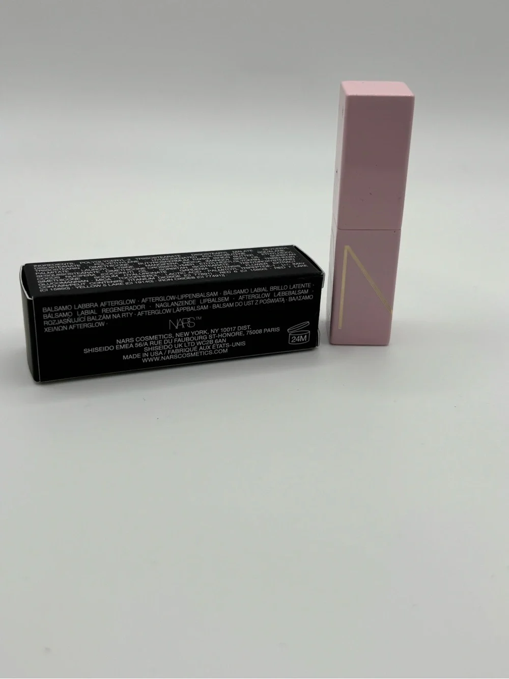 NARS Afterglow Lip Balm Orgasm 777 Mini 0.03 oz New Pink Hydrating Glow